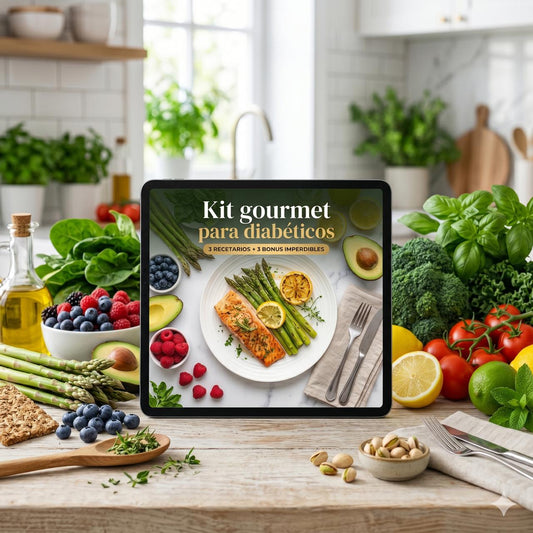 🍽️Kit Gourmet Para Diabéticos: Recetas + 5 Bonus Imperdibles